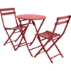 TABLE GREENSBORO RONDE GROSEILLE 2 PLACES