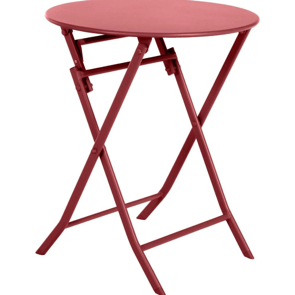 TABLE GREENSBORO RONDE GROSEILLE 2 PLACES