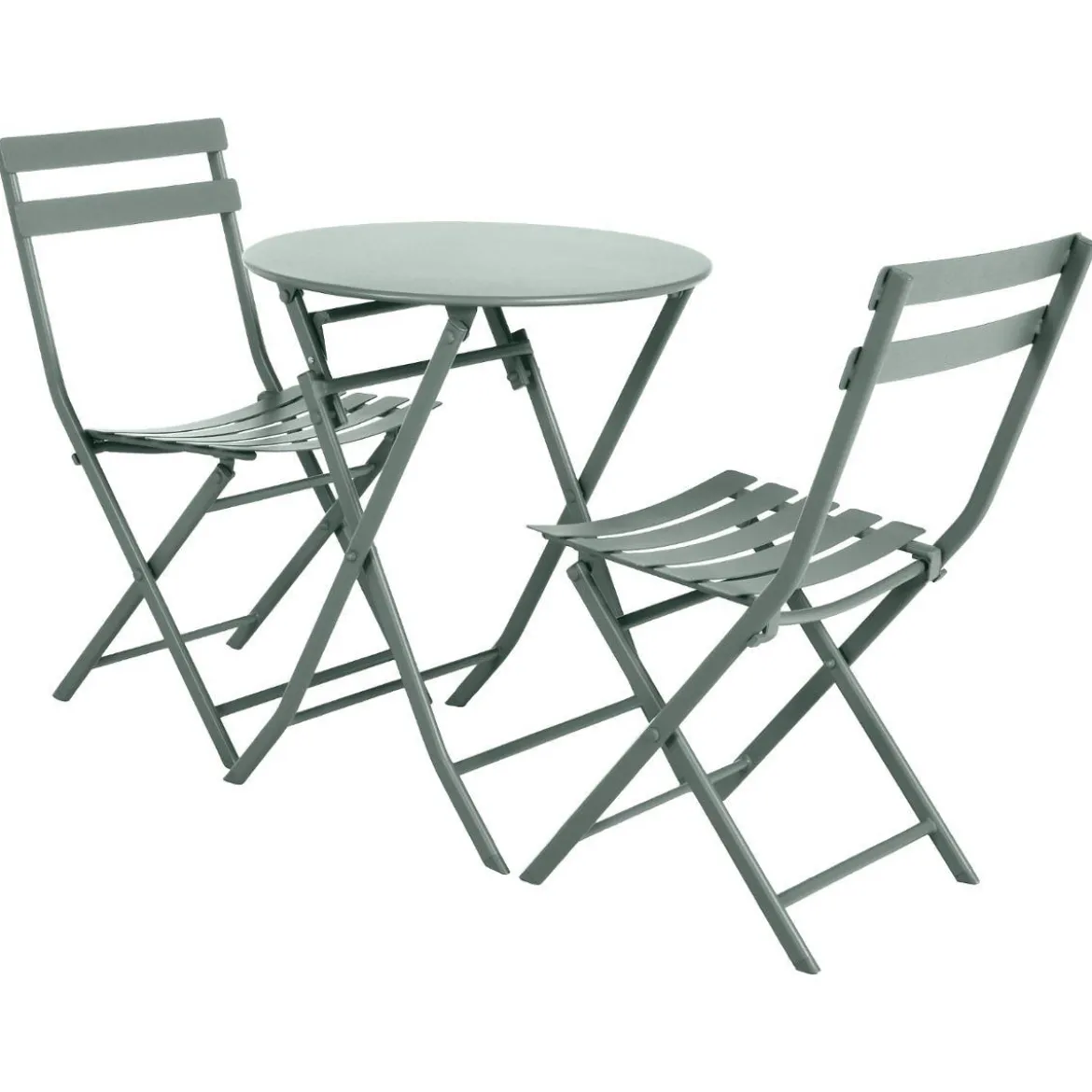 TABLE GREENSBORO RONDE OLIVE 2 PLACES