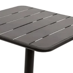 TABLE HAUTE PHUKET CARREE GRAPHITE 2 PLACES