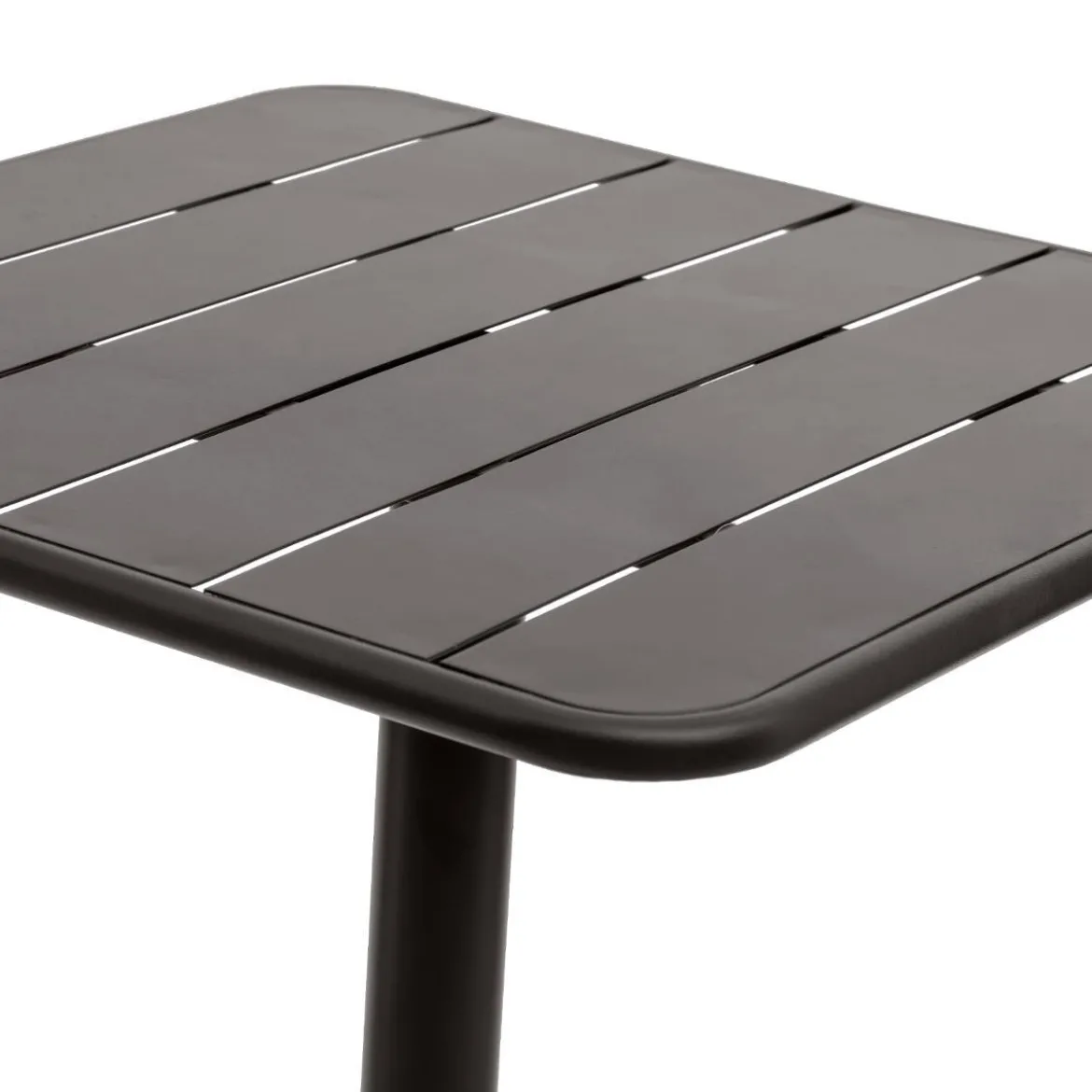 TABLE HAUTE PHUKET CARREE GRAPHITE 2 PLACES