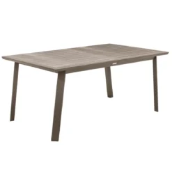 TABLE PAVANE EXTENSIBLE ALUMINIUM SEIGLE PRALINE 10 PLACES