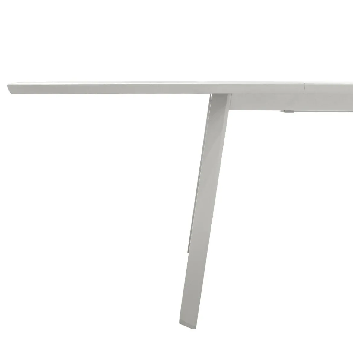 TABLE PAVANE EXTENSIBLE ALUMINIUM LIN 12 PLACES