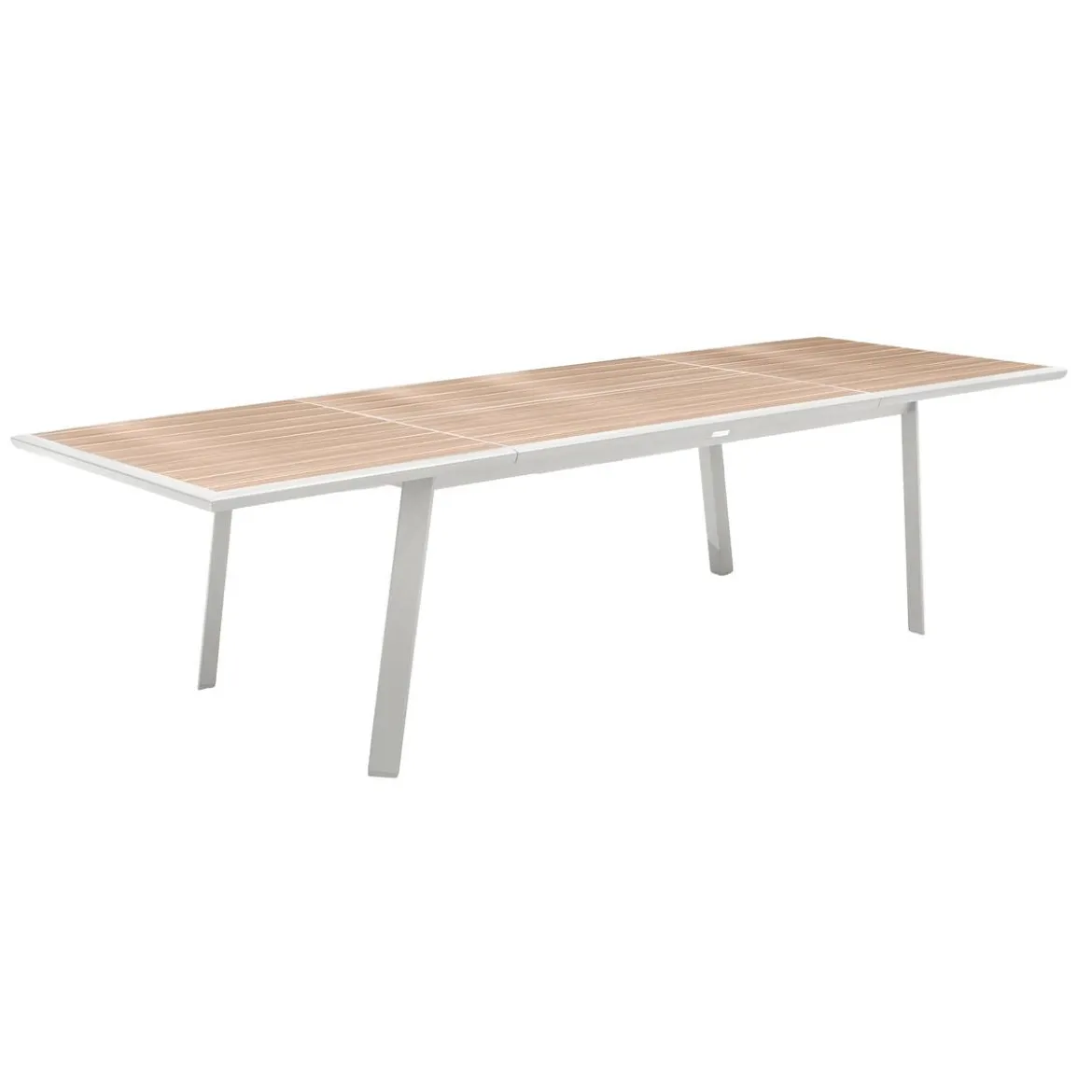TABLE PAVANE EXTENSIBLE ALUMINIUM LIN 12 PLACES