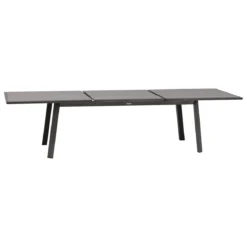 TABLE PAVANE EXTENSIBLE ALUMINIUM SEIGLE PRALINE 12 PLACES