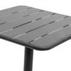TABLE PHUKET CARREE GRAPHITE 2 PLACES