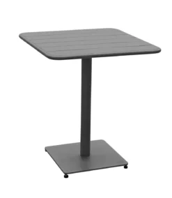 TABLE PHUKET CARREE GRAPHITE 2 PLACES