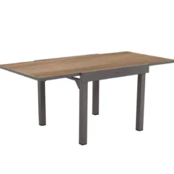 TABLE PIAZZA EXTENSIBLE ALUMINIUM HOUBLON 8 PLACES
