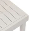 TABLE PIAZZA EXTENSIBLE ALUMINIUM ARGILE 12 PLACES
