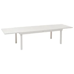 TABLE PIAZZA EXTENSIBLE ALUMINIUM ARGILE 12 PLACES