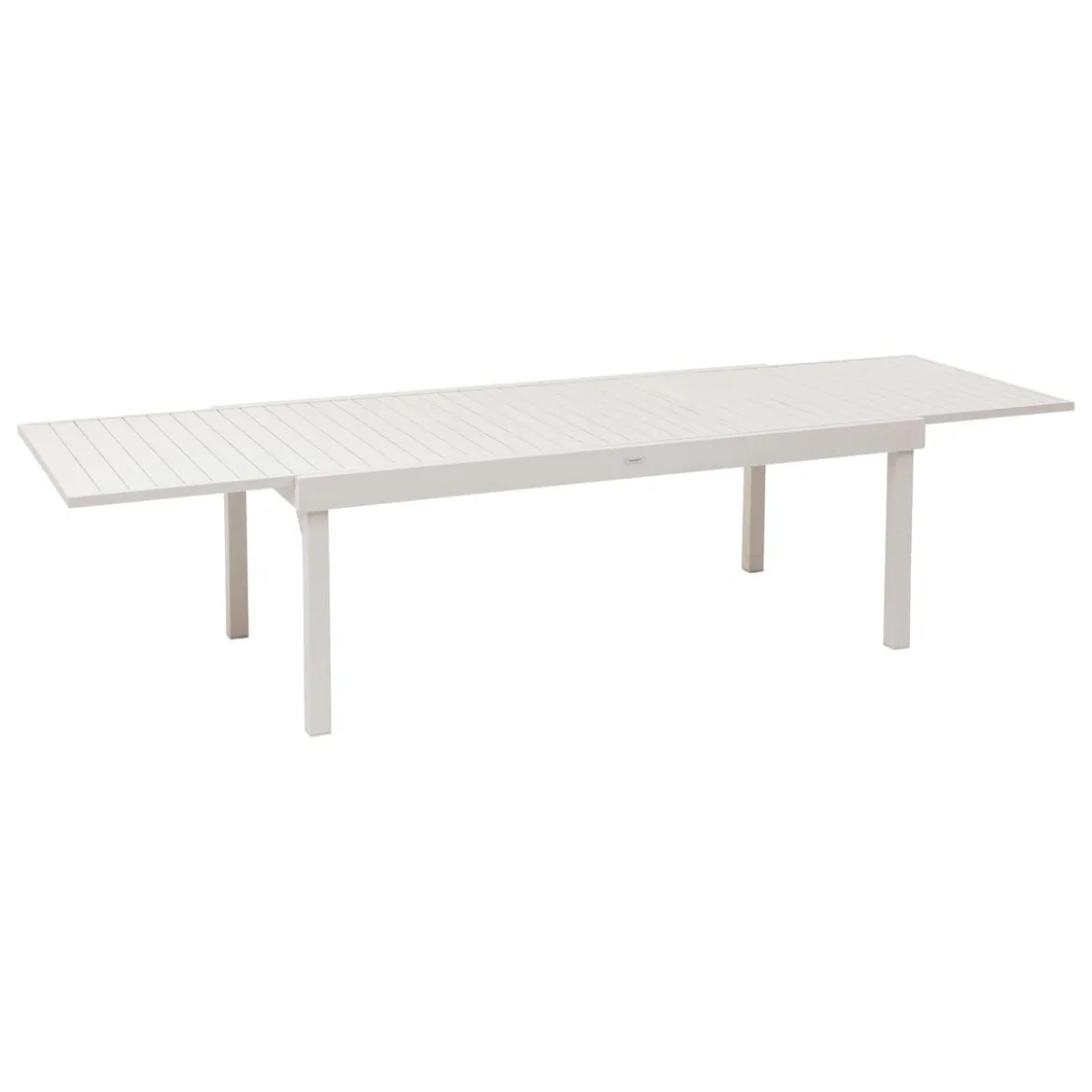 TABLE PIAZZA EXTENSIBLE ALUMINIUM ARGILE 12 PLACES