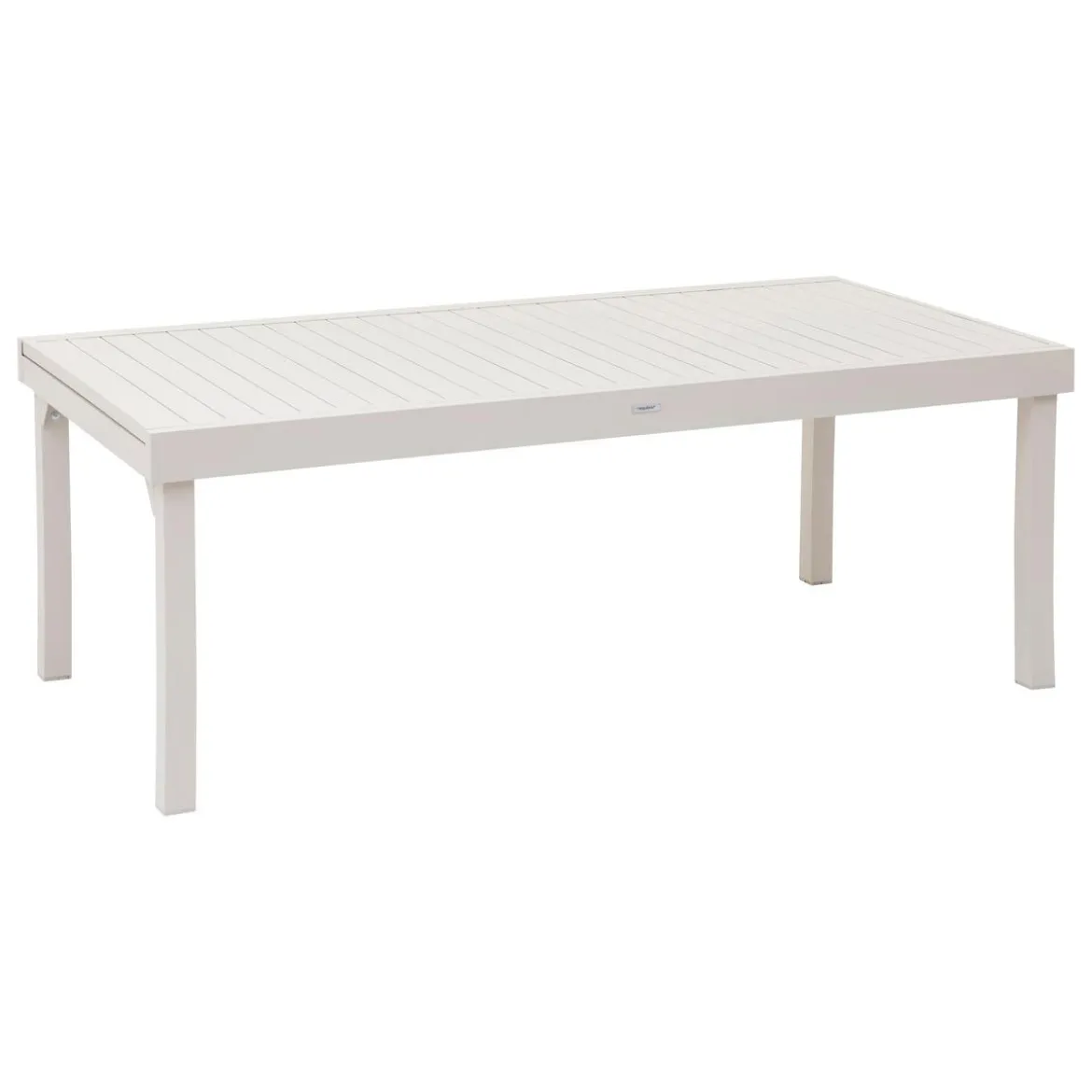 TABLE PIAZZA EXTENSIBLE ALUMINIUM ARGILE 12 PLACES