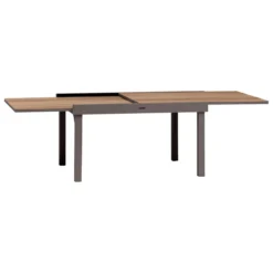 TABLE PIAZZA EXTENSIBLE ALUMINIUM HOUBLON 10 PLACES
