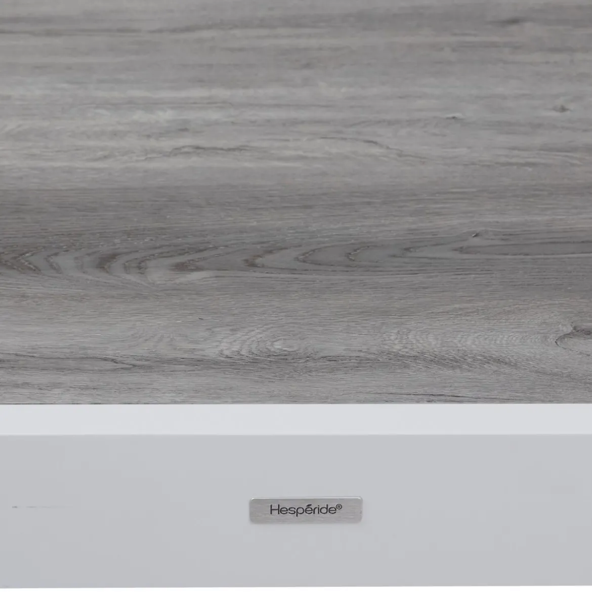 TABLE PIAZZA EXTENSIBLE ALUMINIUM SMOKE 10 PLACES