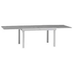 TABLE PIAZZA EXTENSIBLE ALUMINIUM SMOKE 10 PLACES