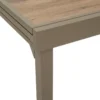 TABLE PIAZZA EXTENSIBLE VERRE IMPRIME CAFE 12 PLACES