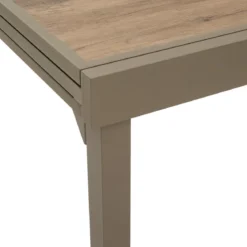TABLE PIAZZA EXTENSIBLE VERRE IMPRIME CAFE 12 PLACES