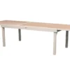 TABLE PIAZZA EXTENSIBLE VERRE IMPRIME ARGILE 12 PLACES