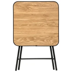 TABLE PLIANTE METAL MELAMINE D.60X60CM