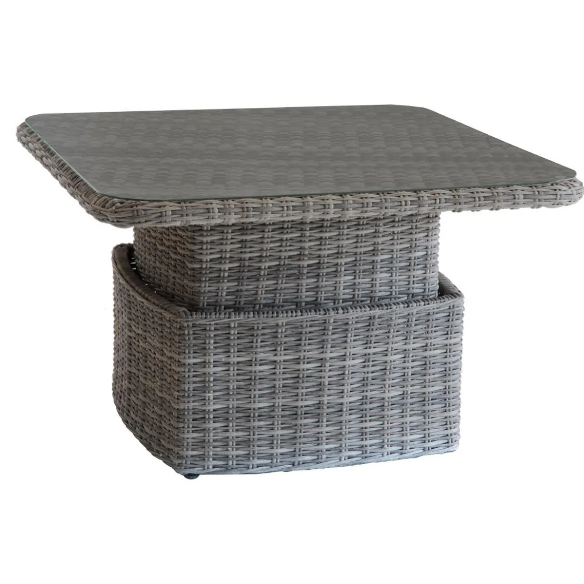 TABLE SALON RELEVABLE MOOREA TERRE D OMBRE
