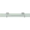 TABLETTE VERRE GIVRE A FIXER 52 CM ZAMACK ACIER INOXYDABLE V