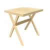 TABLE XENIA FIXE CARREE EUCALYPTUS 2 PLACES