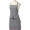 TABLIER DE CUISINE FRANCE 65X80CM GRIS