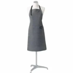 TABLIER ET POCHE 60X84CM CHAMBRAY UNI HAROLD GRIS