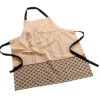 TABLIER 60X84CM RECYCLE IMPRIME BEIGE