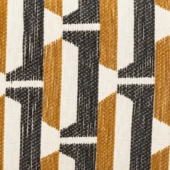 TABOURET APPOINT CHENILLE CHIARA NOIR OCRE