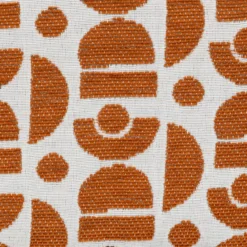 TABOURET D APPOINT CHIARA CHENILLE JACQUARD OCRE
