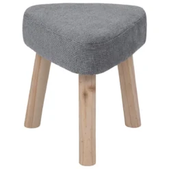 TABOURET D APPOINT THENA GRIS