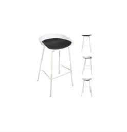 TABOURET DE BAR HELLA BLANC M4