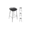 TABOURET DE BAR HELLA GRIS M4