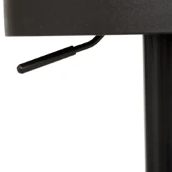 TABOURET DE BAR ILSA HAUTEUR AJUSTABLE NOIR ET GRIS