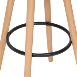 TABOURET DE BAR MAXON TISSUS BEIGE