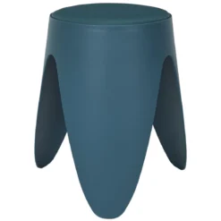 TABOURET EVE BLEU CANARD