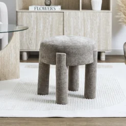 TABOURET GM EMILIA TAUPE