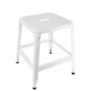 TABOURET METAL BLANC PM M4