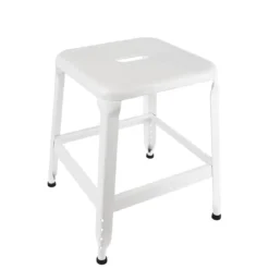 TABOURET METAL BLANC PM M4