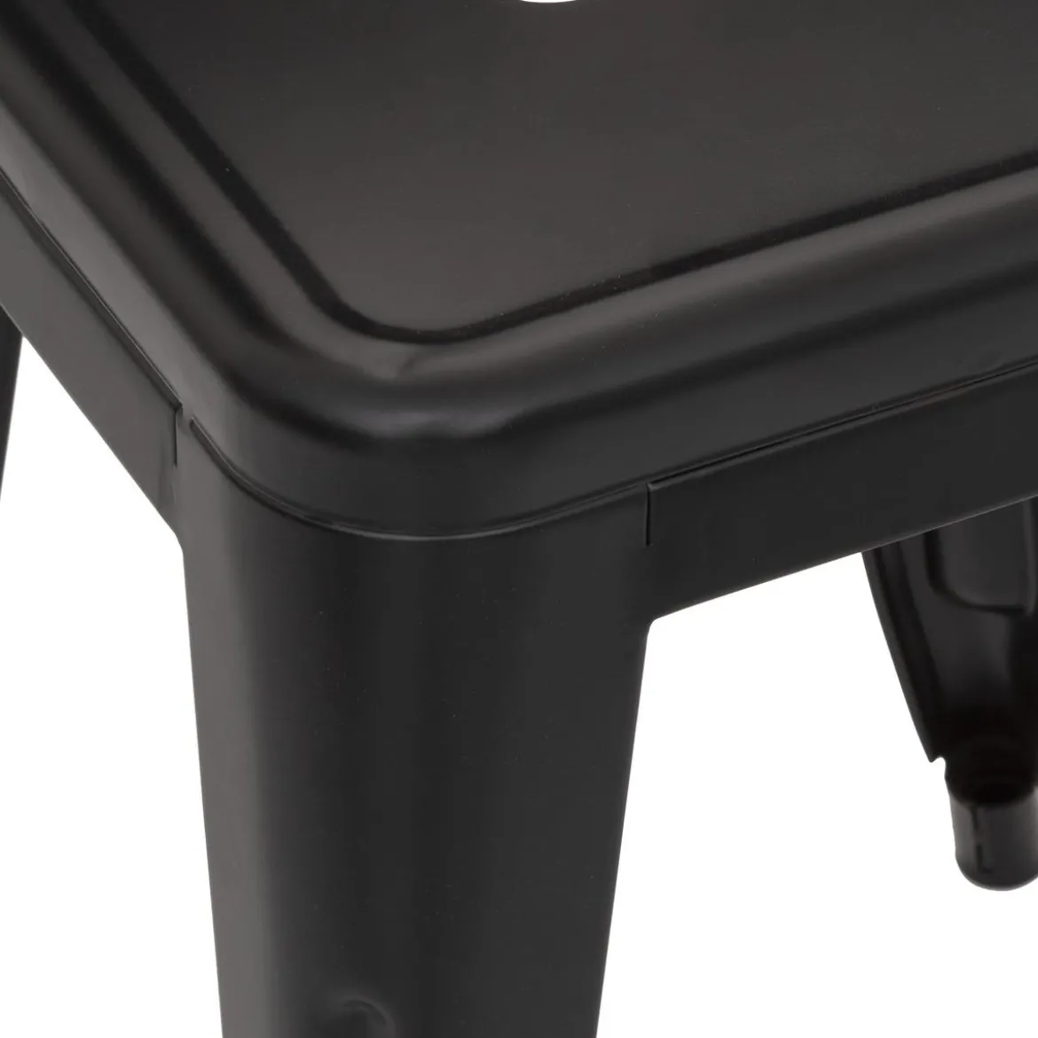 TABOURET METAL NIKO NOIR