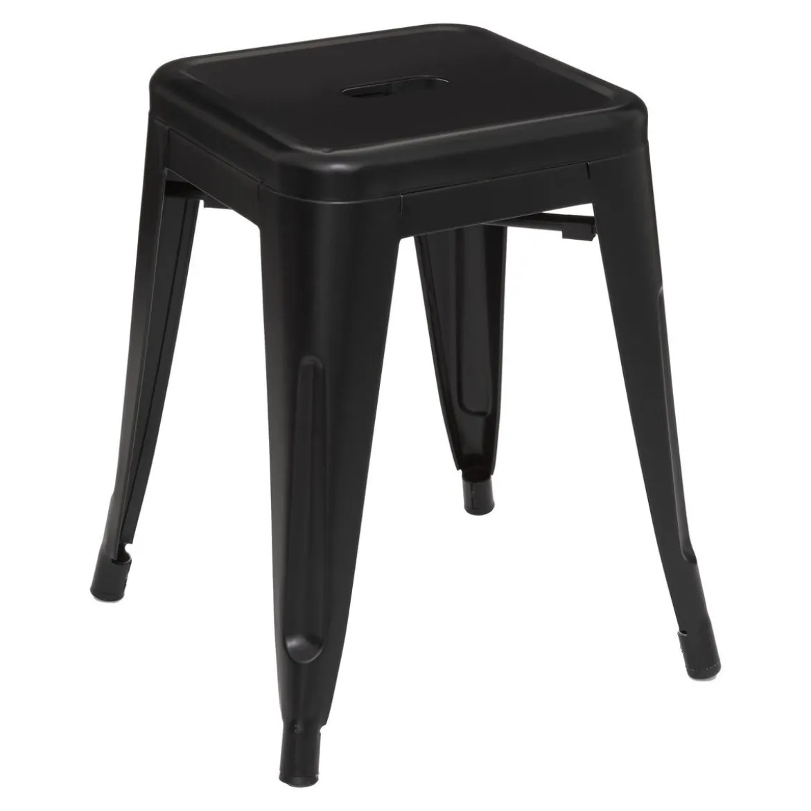 TABOURET METAL NIKO NOIR