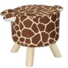 TABOURET 4 PIEDS GIRAFE H.30CM OREILLES