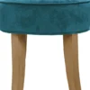 TABOURET VELOURS DUCK ADRIEL
