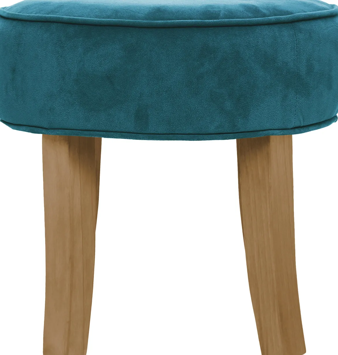 TABOURET VELOURS DUCK ADRIEL