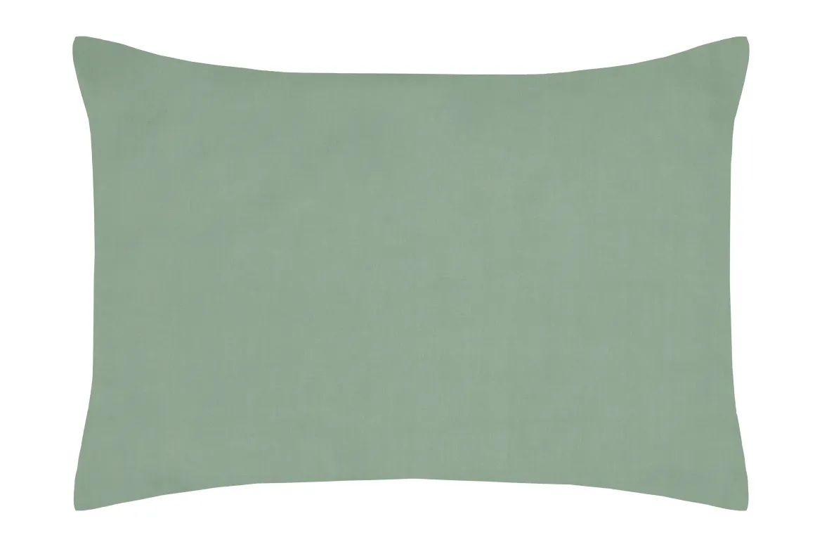 TAIE OREILLER ELYSEE 50X70CM PERCALE VERT