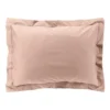TAIE OREILLER 50X70CM PERCALE UNI 78 FILS NUDE