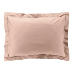 TAIE OREILLER 50X70CM PERCALE UNI 78 FILS NUDE