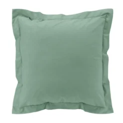 TAIE OREILLER 63X63CM PERCALE UNI 78 FILS TILLEUL