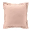 TAIE OREILLER 63X63CM PERCALE UNI 78 FILS NUDE